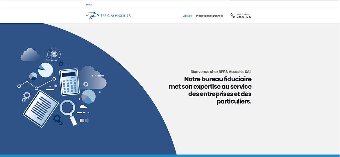 Graphik.ch - Site internet de BFF - Fiduciaire